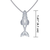 Sterling Silver Northern Right Whale Pendant TPD5215 - Pendant